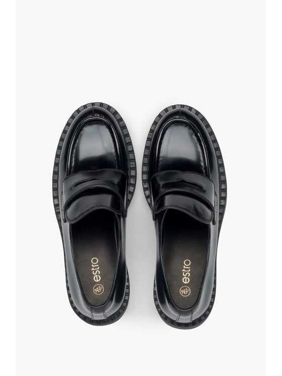 Estro Estro Μοκασίνια ER00115909 Μαύρο