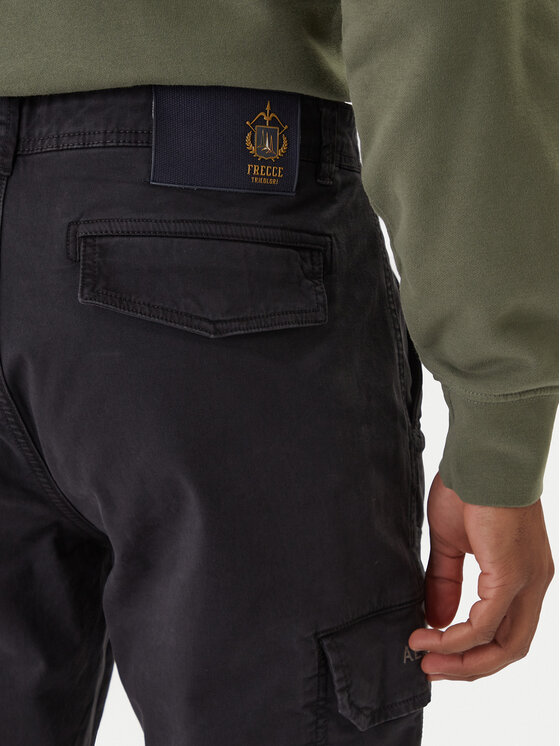 Aeronautica Militare Aeronautica Militare Hlače 252PA1633UCT03399 Tamnoplava Tapered Fit