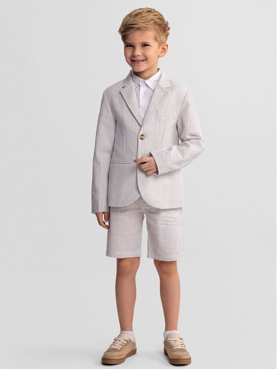 minoti minoti Marynarka 29FORMAL253 Szary Regular Fit