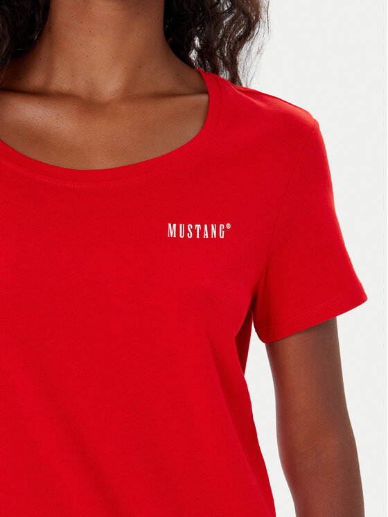 Mustang Mustang Футболка Alma 1016748 Червоний Regular Fit