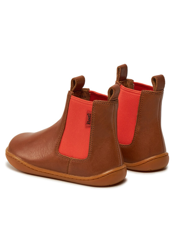 Camper Camper Členková obuv s elastickým prvkom Peu Cami Kids K900326-004 S Hnedá
