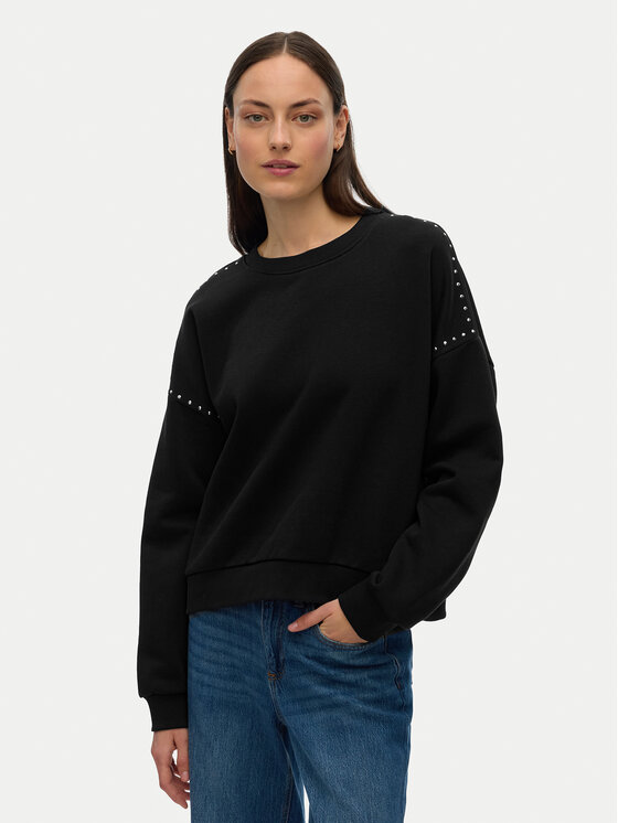 Vero Moda Vero Moda Pulóver Lotte 10333544 Fekete Regular Fit