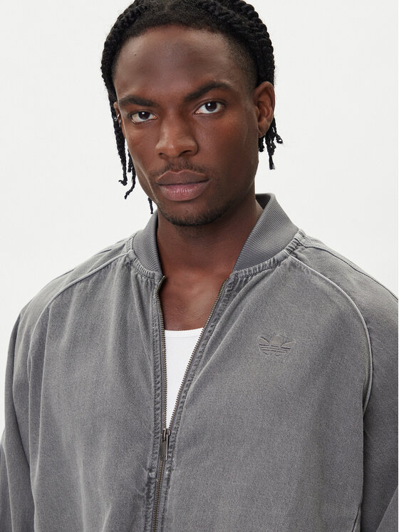 adidas Geacă de blugi SST adicolor JW5915 Gri Loose Fit | Modivo.ro