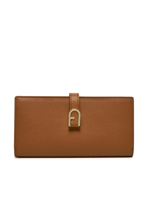 Furla Veľká dámska peňaženka Flow Continental Bifold WP00402-BX2045-RY000 Hnedá