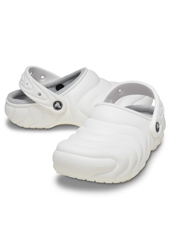 Crocs Crocs Şlapi Classic Lined Overpuff Clog 210059 Alb