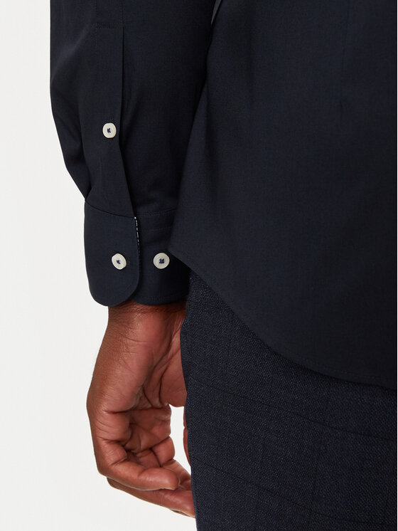 BOSS Boss Marškiniai H-Hank 50519859 Tamsiai mėlyna Slim Fit