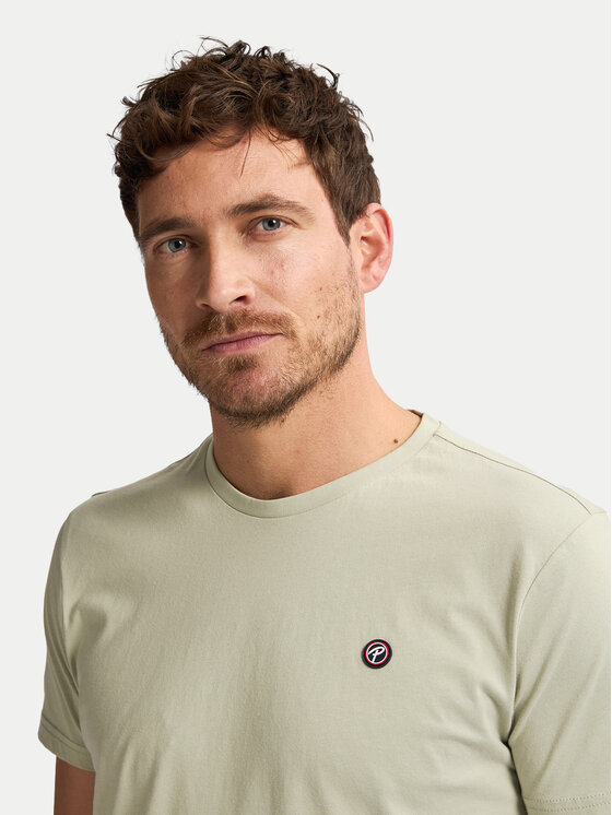 Petrol Industries Petrol Industries T-Shirt M-ROS-TSR002 Zielony Regular Fit