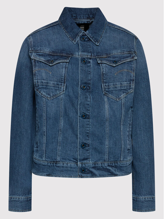 G-Star Raw G-Star Raw Kurtka jeansowa Burten Stretch D20051-C911-C767 Granatowy Regular Fit