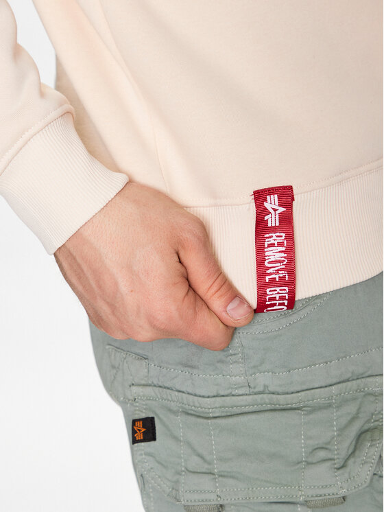 Alpha Industries Alpha Industries Bluza Basic 118302 Écru Regular Fit