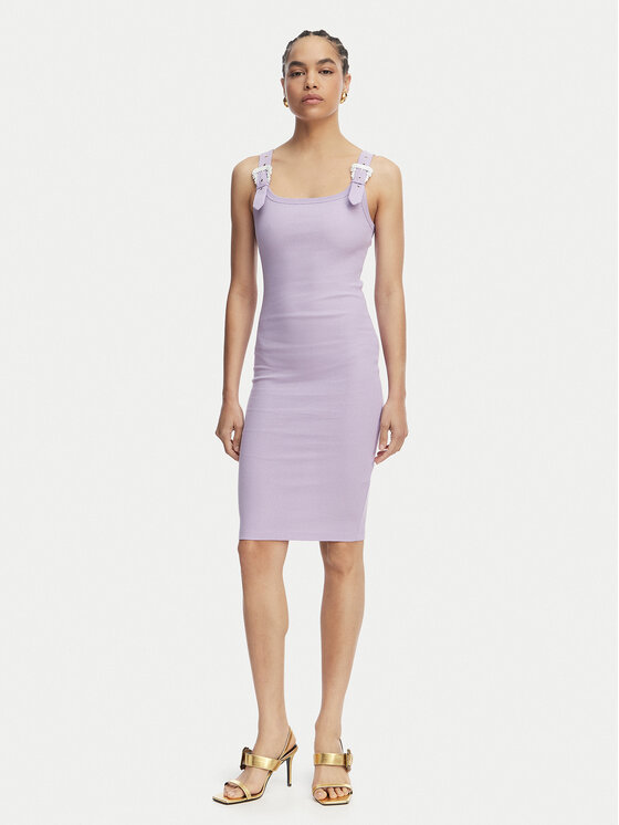 Versace Jeans Rochie de zi 80HAO943 J0198 Violet Slim Fit