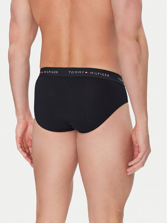 Tommy Hilfiger Tommy Hilfiger Súprava slipov UM0UM03471 Čierna