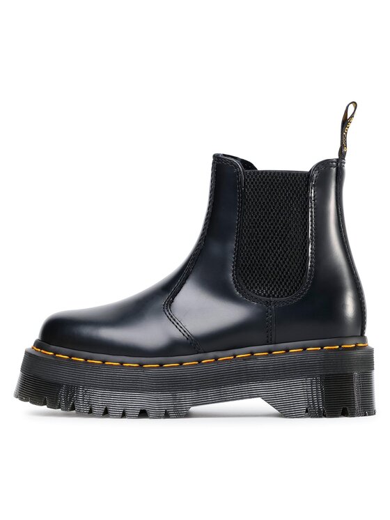 Dr. Martens Dr. Martens Μποτάκια με λάστιχο 2976 Quad 24687001 Μαύρο
