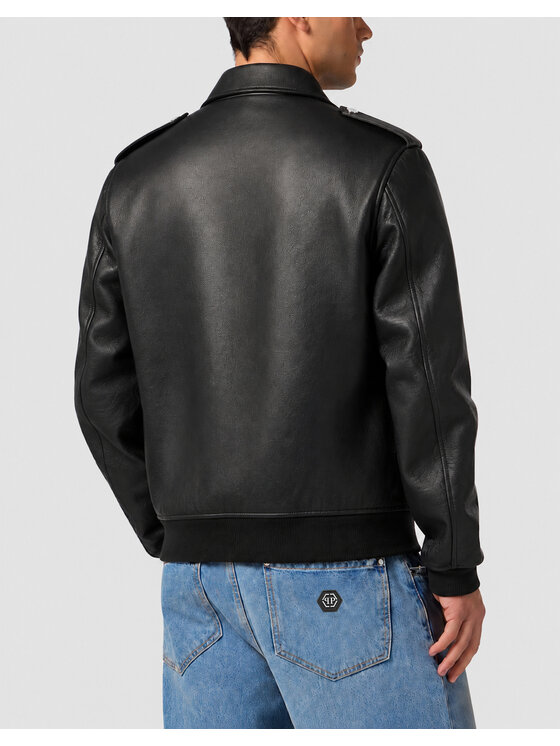 PHILIPP PLEIN PHILIPP PLEIN Kurtka puchowa 31477 Czarny Regular Fit
