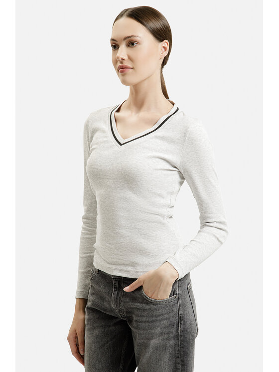 Cross Jeans Cross Jeans Longsleeve 56224-537 Szary
