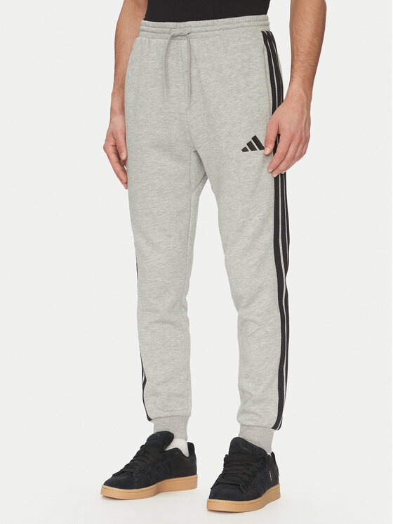 Męskie Spodnie dresowe adidas, Rozmiar XXL, Szare, Essentials 3-Stripes JE6318