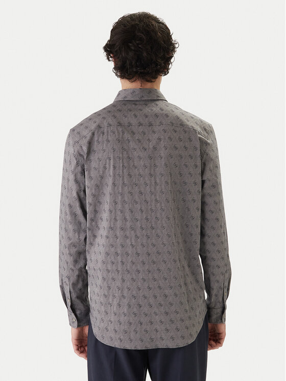 Guess Guess Camicia M6GH18 W1713 Grigio Regular Fit