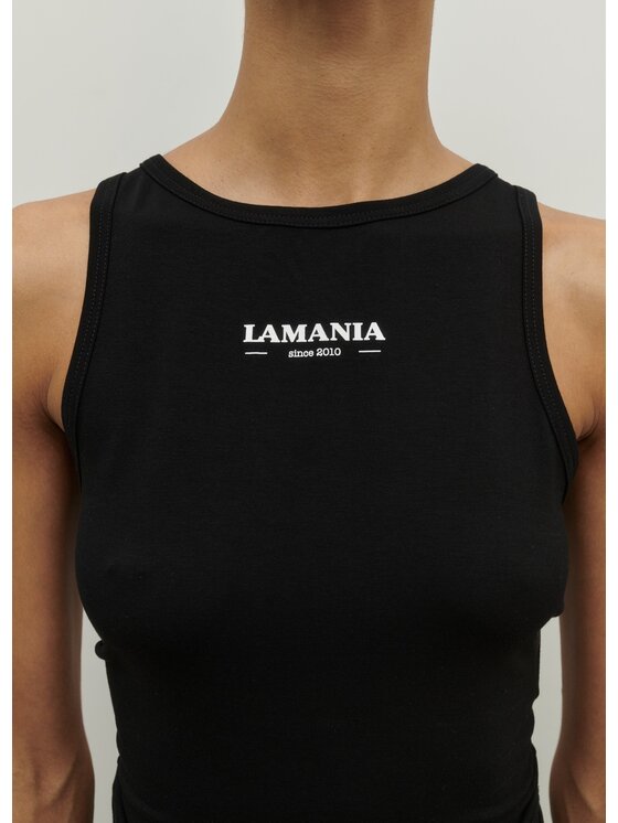 La Mania La Mania Top BASIC 3 CROP TOP 2 Nero Classic Fit
