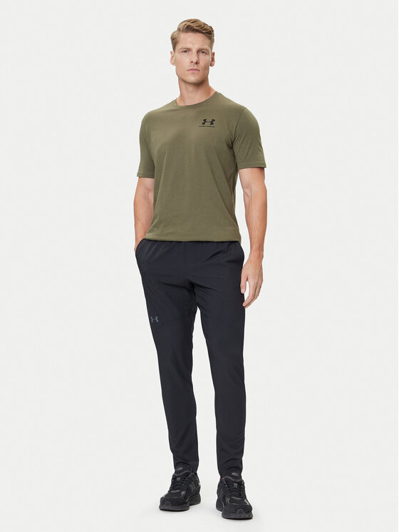 Under Armour Under Armour Tričko UA SPORTSTYLE LC SS 1326799 Kaki Regular Fit