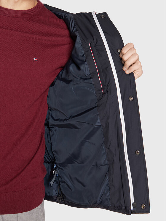 Tommy Hilfiger Tommy Hilfiger Zimska jakna MW0MW28723 Tamnoplava Regular Fit