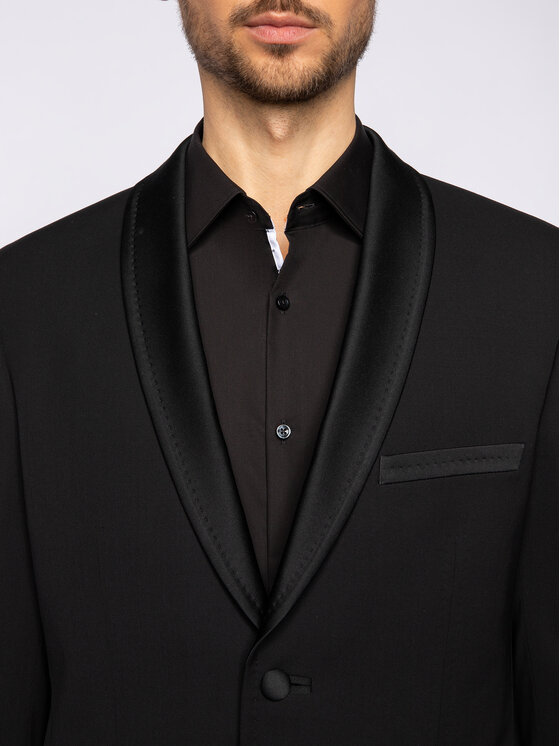 Rage Age Rage Age Κοστούμι Funn Μαύρο Slim Fit