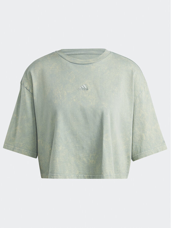 Washed IL3265 adidas T-shirt Fit Loose ALL Fleece Vert SZN