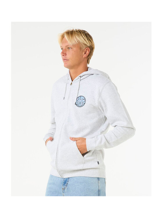Rip Curl Rip Curl Bluza Wettie Passage Icon Zip Thru Szary Standard Fit