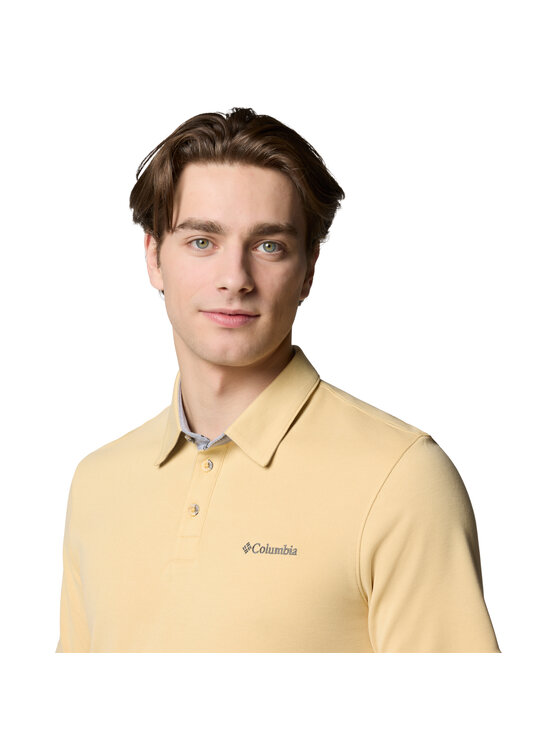 Columbia Columbia Polo Columbia Nelson Point Polo Żółty Regular Fit
