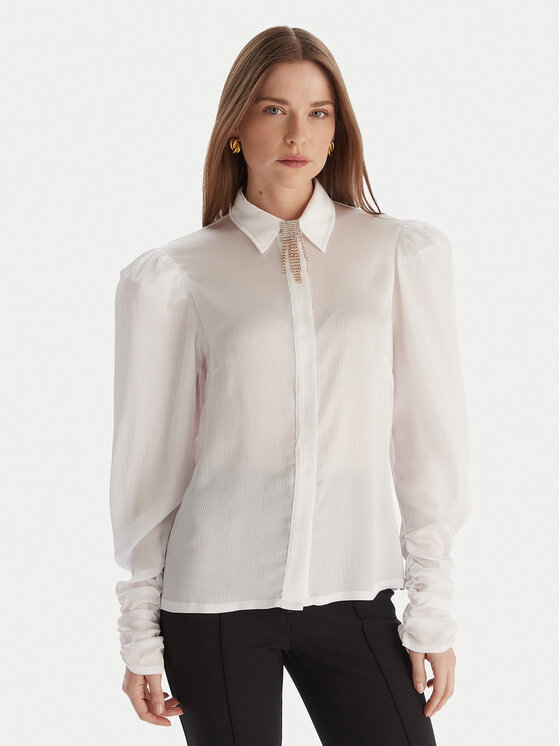 Fracomina Fracomina Camicia FQ25WT6004W41101 Bianco Regular Fit