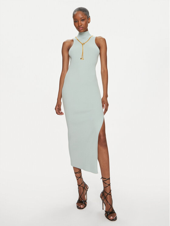 Elisabetta Franchi Elisabetta Franchi Rochie de zi AM-69S-41E2-V400 Verde Slim Fit