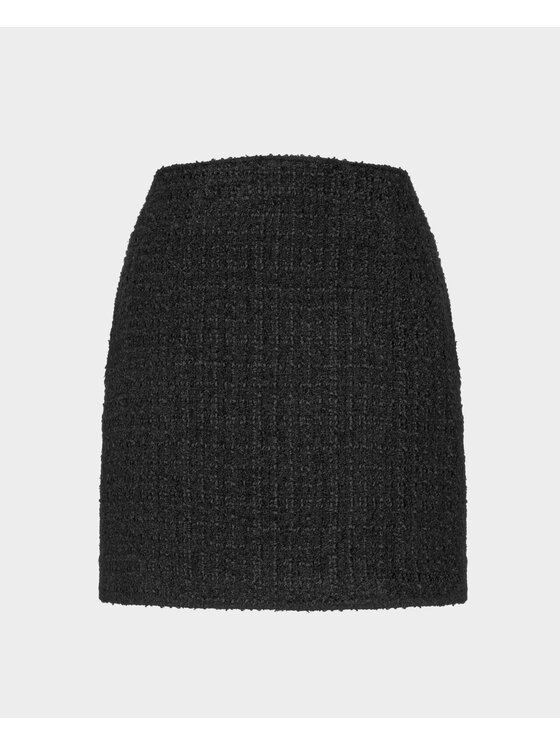 BENU BENU Spódnica mini Spódnica Czarny Straight Fit