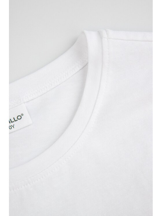 Coccodrillo Coccodrillo T-Shirt WC6143217VGA-001 Biały Regular Fit