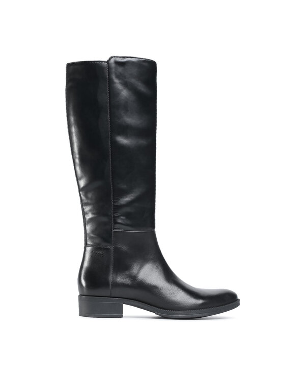 Geox Oficerki D Laceyin E D04BFE 05443 C9999 Czarny Modivo.pl