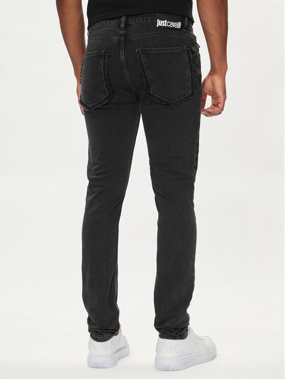 Just Cavalli Just Cavalli Jeans hlače 76OAB5J0 Črna Super Slim Fit