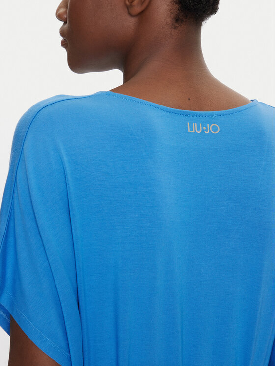 Liu Jo Liu Jo Haljina za plažu VA5164 JS360 Plava Relaxed Fit