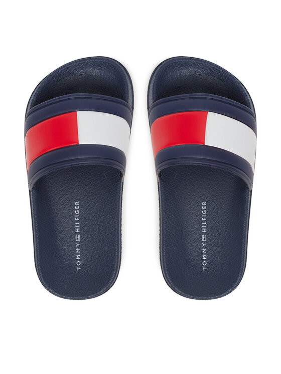 Tommy Hilfiger Tommy Hilfiger Klapki T3X0-33915-1172 Granatowy