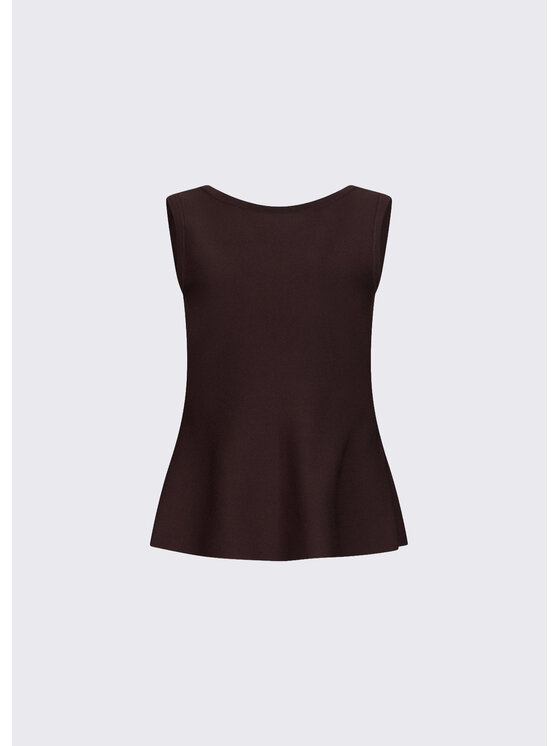 Liu Jo Liu Jo Top WA6468MS55N91109 Brązowy Regular Fit