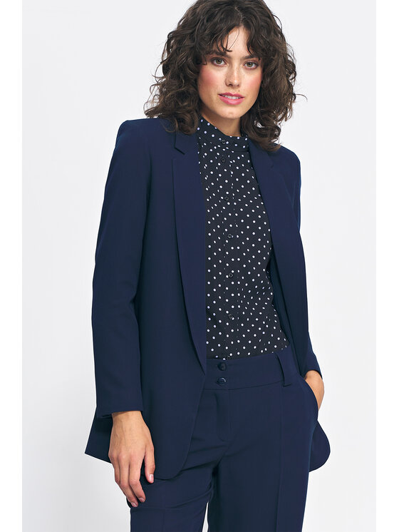 NIFE NIFE Marynarka Z74 Granatowy Classic Fit