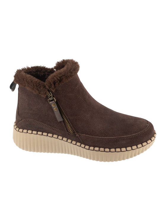 Skechers Skechers Śniegowce Wilshire Blvd - Fresh Zip Brązowy