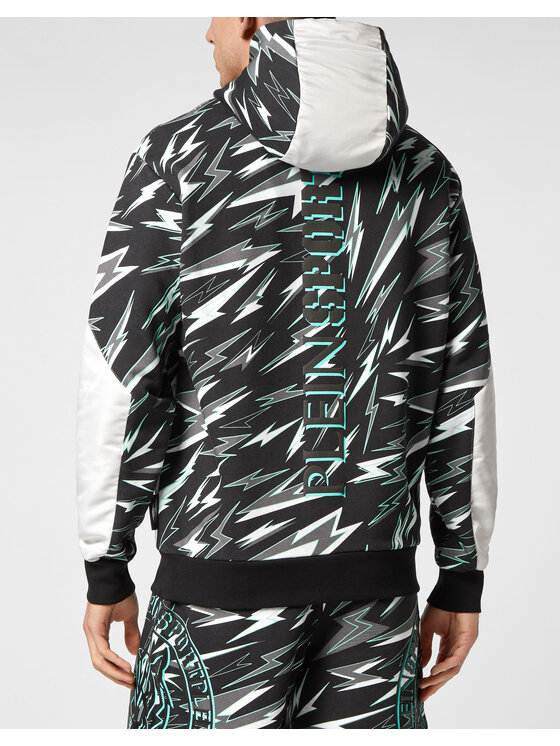 Plein Sport Plein Sport Bluza 1465 Czarny Regular Fit