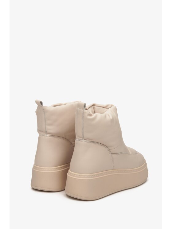 Estro Estro Μπότες Χιονιού ER00112428 Μπεζ