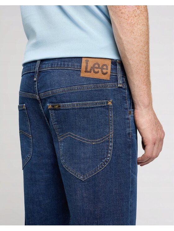 Lee Lee Pantaloni di tessuto DAREN ZIP FLY Blu Straight Leg