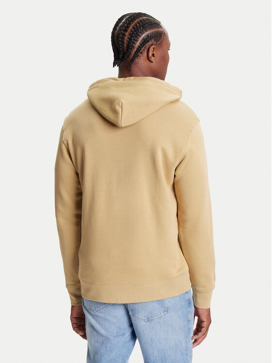 Quiksilver Quiksilver Majica dugih rukava Salt Water Hoodie EQYFT05159 Bež Regular Fit