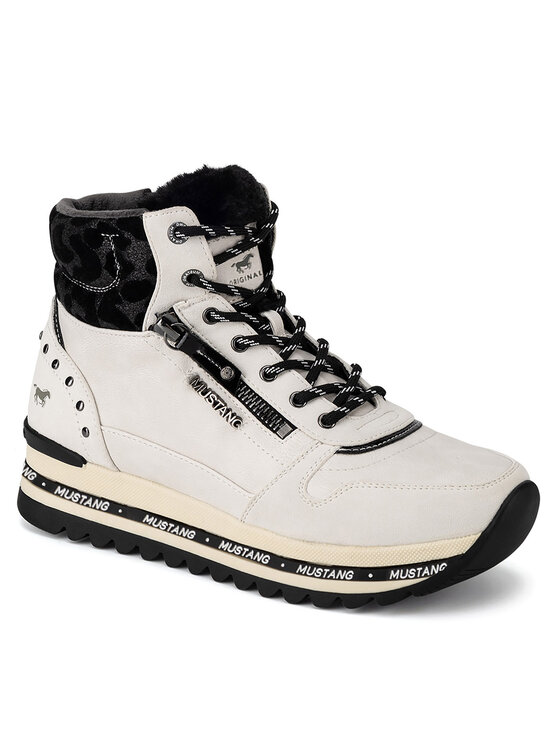 Mustang Mustang Botine 1364-503 Alb