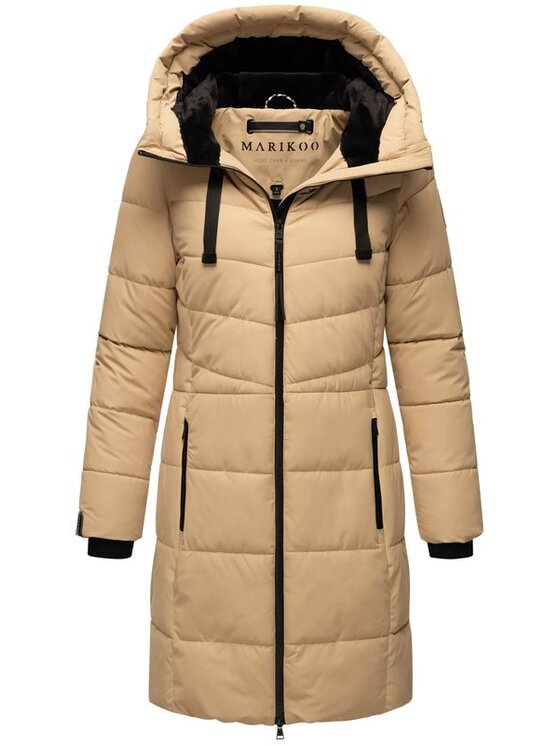 Marikoo Marikoo Kurtka zimowa Natsukoo Beżowy Casual Fit