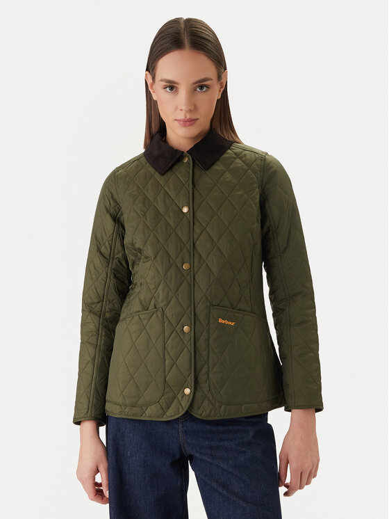 Barbour Barbour Μπουφάν μεταβατικό Annandale LQU0475OL91 Πράσινο Regular Fit