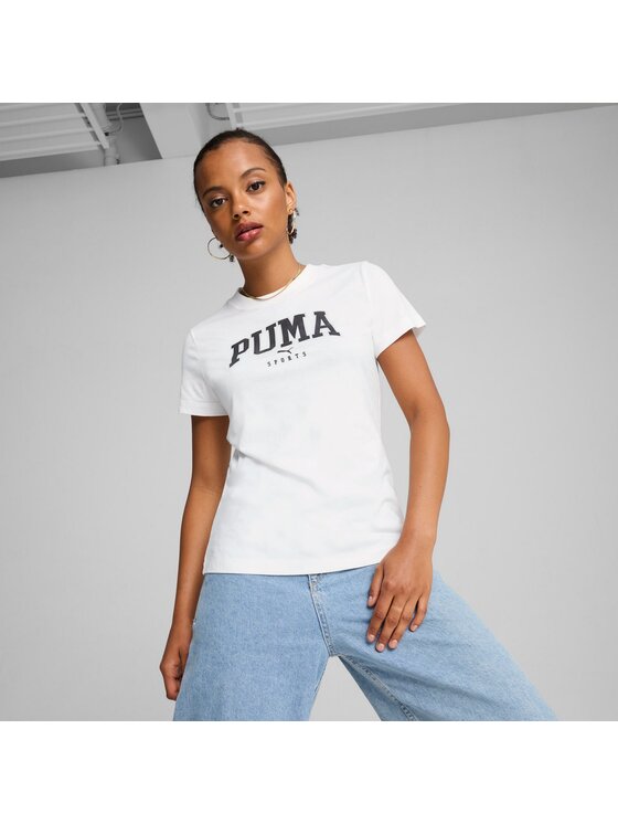 Puma Puma T-Shirt 681537 Biały Regular Fit