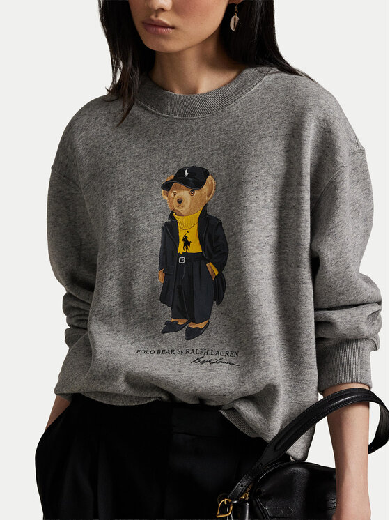 Polo Ralph Lauren Polo Ralph Lauren Majica dugih rukava 211A87104001 Siva Relaxed Fit