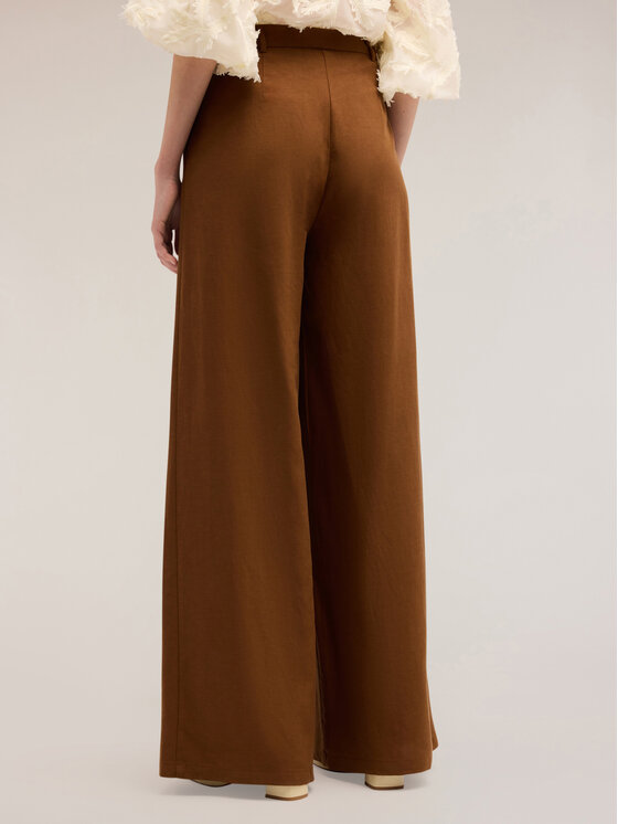 Motivi Motivi Pantaloni di tessuto P020Q003994N012 Marrone Over Fit