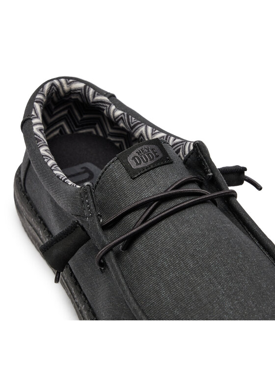 Hey Dude Hey Dude Мокасини Wally Canvas 4070-060 Чорний