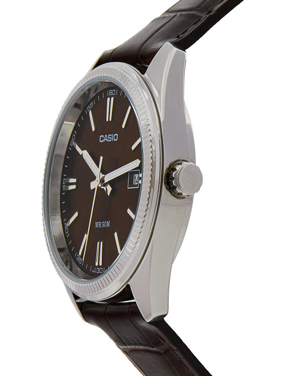 Casio Casio Ρολόι MTP-1302PL-5AVEF Καφέ